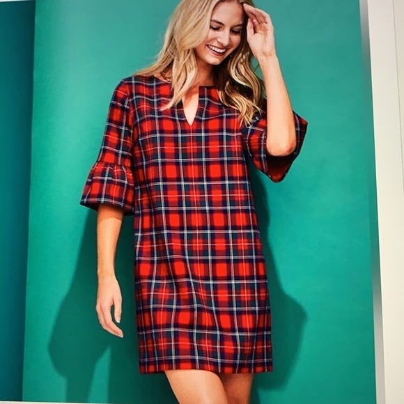 Vineyard Vines Plaid Greenwich Dress 20 - Picture 9 of 10